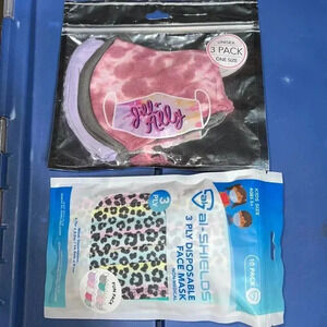 Kids Children’s Face Mask Lot Cotton/Disposable